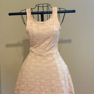 Wet seal light pink lace dress